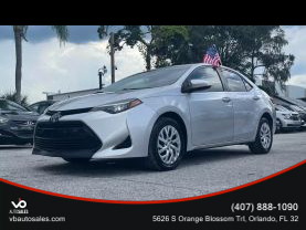 2019 TOYOTA COROLLA SEDAN SILVER AUTOMATIC -  V & B Auto Sales