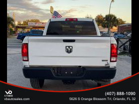 2019 RAM 1500 CLASSIC QUAD CAB PICKUP WHITE AUTOMATIC -  V & B Auto Sales