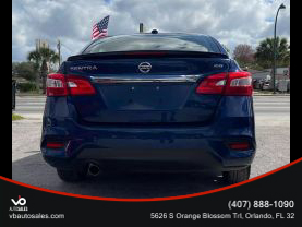 2019 NISSAN SENTRA SEDAN BLUE AUTOMATIC -  V & B Auto Sales