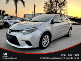 2016 TOYOTA COROLLA SEDAN SILVER  AUTOMATIC -  V & B Auto Sales