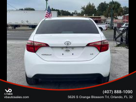 2019 TOYOTA COROLLA SEDAN WHITE AUTOMATIC -  V & B Auto Sales