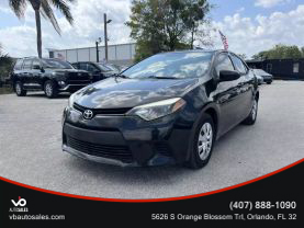 2014 TOYOTA COROLLA SEDAN BLACK AUTOMATIC -  V & B Auto Sales