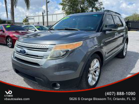 2012 FORD EXPLORER SUV GRAY AUTOMATIC -  V & B Auto Sales
