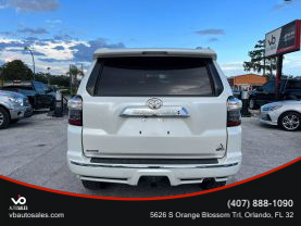2016 TOYOTA 4RUNNER SUV WHITE AUTOMATIC -  V & B Auto Sales
