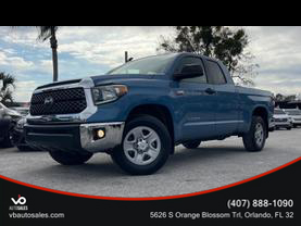 2020 TOYOTA TUNDRA DOUBLE CAB PICKUP RED AUTOMATIC -  V & B Auto Sales
