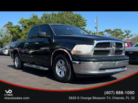 2011 RAM 1500 QUAD CAB PICKUP BLACK AUTOMATIC -  V & B Auto Sales