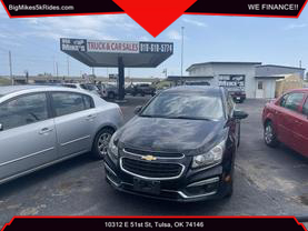 Used 2015 CHEVROLET CRUZE for $11,925 at Big Mikes Auto Sale in Tulsa, OK 36.0895488,-95.8606504