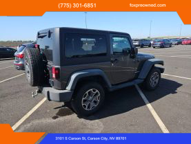 Buy Excellent Condition 2014 JEEP WRANGLER SUV V6, 3.6 LITER RUBICON SPORT UTILITY 2D - Fox Preowned located in Carson City, NV