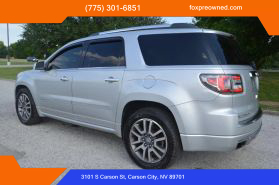 Buy Excellent Condition 2014 GMC ACADIA SUV V6, 3.6 LITER DENALI SPORT UTILITY 4D - Fox Preowned located in Carson City, NV