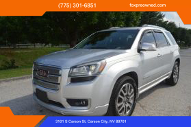 Buy Excellent Condition 2014 GMC ACADIA SUV V6, 3.6 LITER DENALI SPORT UTILITY 4D - Fox Preowned located in Carson City, NV