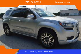 Buy Excellent Condition 2014 GMC ACADIA SUV V6, 3.6 LITER DENALI SPORT UTILITY 4D - Fox Preowned located in Carson City, NV