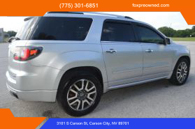 Buy Excellent Condition 2014 GMC ACADIA SUV V6, 3.6 LITER DENALI SPORT UTILITY 4D - Fox Preowned located in Carson City, NV
