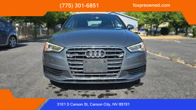 Buy Excellent Condition 2015 AUDI A3 SEDAN 4-CYL, TURBO, 2.0 LITER 2.0T PREMIUM PLUS SEDAN 4D - Fox Preowned located in Carson City, NV