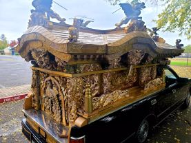 1991 TOYOTA CROWN WAGON WAGON 1G-FE HEARSE