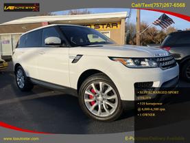 2016 LAND ROVER RANGE ROVER SPORT SUV V8, SUPERCHARGED, 5.0 LITER SUPERCHARGED SPORT UTILITY 4D - LA Auto Star in Virginia Beach, VA