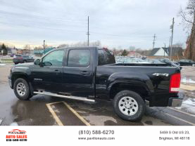 2013 GMC SIERRA 1500 CREW CAB PICKUP V8, FLEX FUEL, 4.8 LITER WORK TRUCK PICKUP 4D 5 3/4 FT