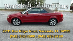 2005 AUDI A4 CONVERTIBLE 4-CYL, TURBO, 1.8 LITER 1.8T CABRIOLET 2D