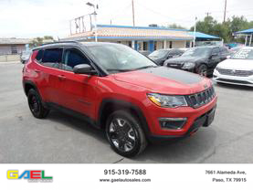 2018 JEEP COMPASS SUV 4-CYL, MULTIAIR, PZEV, 2.4 LITER TRAILHAWK SPORT UTILITY 4D at Gael Auto Sales in El Paso, TX
