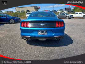2019 FORD MUSTANG COUPE 4-CYL, TURBO, ECOBOOST, 2.3 LITER ECOBOOST COUPE 2D - Mobile Luxury Motors in Mobile, AL