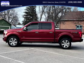2015 FORD F150 SUPERCREW CAB PICKUP RUBY RED METALLIC TINTED CLEARCOAT AUTOMATIC - Capital City Auto