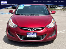 2015 HYUNDAI ELANTRA SEDAN VENETIAN RED AUTOMATIC - Capital City Auto