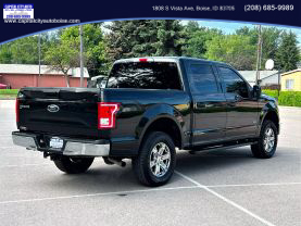 2015 FORD F150 SUPERCREW CAB PICKUP TUXEDO BLACK METALLIC AUTOMATIC - Capital City Auto