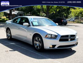 2012 DODGE CHARGER SEDAN BRIGHT SILVER METALLIC CLEARCOAT AUTOMATIC - Capital City Auto