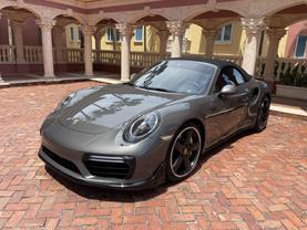 2017 PORSCHE 911 CONVERTIBLE 6-CYL, TWIN TURBO, 3.8 LITER TURBO S CABRIOLET 2D
