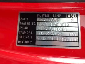 1995 MITSUBISHI CANTER TRUCK 4D35 FIRE TRUCK