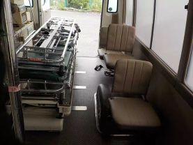 1997 TOYOTA COASTER BUS 1HD-FT AMBULANCE