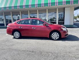 2014 NISSAN SENTRA - RED BRICK AUTOMATIC - Tropical Auto Sales