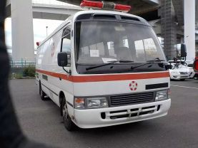 1997 TOYOTA COASTER BUS 1HD-FT AMBULANCE