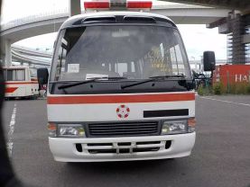 1997 TOYOTA COASTER BUS 1HD-FT AMBULANCE