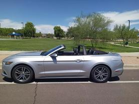 2015 FORD MUSTANG CONVERTIBLE V8, 5.0 LITER GT PREMIUM CONVERTIBLE 2D at The one Auto Sales in Phoenix, AZ