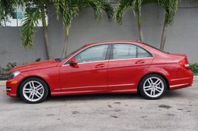 2014 MERCEDES-BENZ C-CLASS SEDAN RED AUTOMATIC - The Auto Superstore, INC