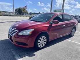 2014 NISSAN SENTRA - RED BRICK AUTOMATIC - Tropical Auto Sales