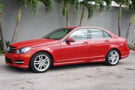 2014 MERCEDES-BENZ C-CLASS SEDAN RED AUTOMATIC - The Auto Superstore, INC