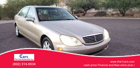2000 MERCEDES-BENZ S-CLASS SEDAN V8, 4.3 LITER S 430 SEDAN 4D at The One Autosales Inc in Phoenix , AZ 85022  33.60461470880989, -112.03641575767358