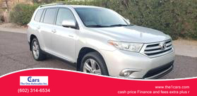 2013 TOYOTA HIGHLANDER SUV V6, 3.5 LITER LIMITED SPORT UTILITY 4D at The One Autosales Inc in Phoenix , AZ 85022  33.60461470880989, -112.03641575767358
