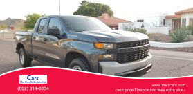 2020 CHEVROLET SILVERADO 1500 DOUBLE CAB PICKUP V6, ECOTEC3, 4.3 LITER WORK TRUCK PICKUP 4D 6 1/2 FT at The One Autosales Inc in Phoenix , AZ 85022  33.60461470880989, -112.03641575767358