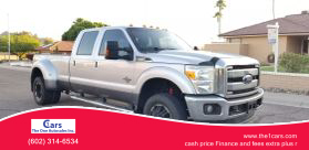 2012 FORD F350 SUPER DUTY CREW CAB PICKUP V8, TURBO DSL, 6.7L LARIAT PICKUP 4D 8 FT at The One Autosales Inc in Phoenix , AZ 85022  33.60461470880989, -112.03641575767358