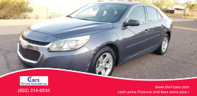 2015 CHEVROLET MALIBU SEDAN 4-CYL, 2.5 LITER LS SEDAN 4D at The One Autosales Inc in Phoenix , AZ 85022  33.60461470880989, -112.03641575767358