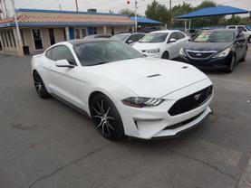 2019 FORD MUSTANG COUPE 4-CYL, TURBO, ECOBOOST, 2.3 LITER ECOBOOST COUPE 2D at Gael Auto Sales in El Paso, TX