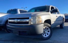 2007 CHEVROLET SILVERADO 1500 CREW CAB PICKUP V8, 4.8 LITER WORK TRUCK PICKUP 4D 5 3/4 FT