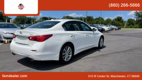 2015 INFINITI Q50 SEDAN WHITE AUTOMATIC - Faris Auto Mall