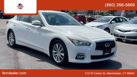 2015 INFINITI Q50 SEDAN WHITE AUTOMATIC - Faris Auto Mall