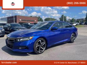 2018 HONDA ACCORD SEDAN BLUE - - Faris Auto Mall