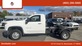 2022 CHEVROLET SILVERADO 3500 HD REGULAR CAB & CHASSIS CAB CHASSIS WHITE AUTOMATIC - Faris Auto Mall