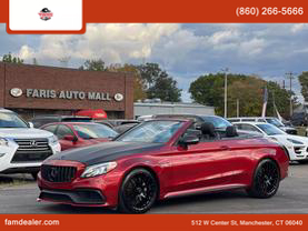2017 MERCEDES-BENZ MERCEDES-AMG C-CLASS CONVERTIBLE RED AUTOMATIC - Faris Auto Mall