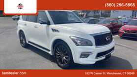 2015 INFINITI QX80 SUV WHITE AUTOMATIC - Faris Auto Mall